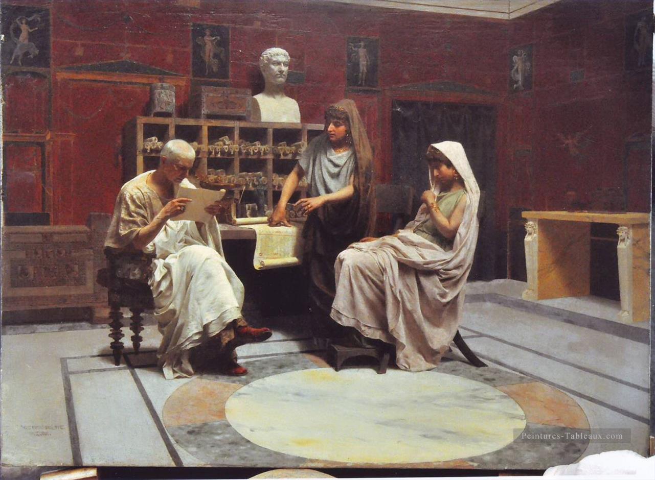 dans l’atelier Stephan Bakalowicz Rome antique Peintures à l'huile